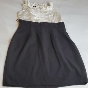 i zbyer black/white dress size 7